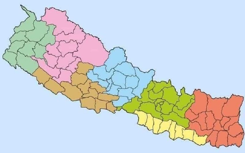 Map of Nepal plotting for Class-10