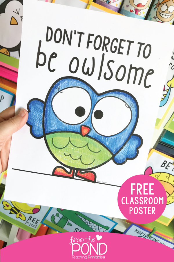 Free Coloring Poster For The Classroom