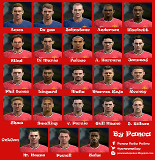 PES 2013 Manchester United Facepack 2014 by panca 