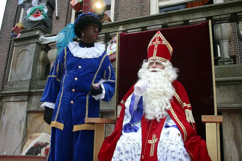 São Nicolau e o 'Padre Látego' em Mulhouse, Alsácia