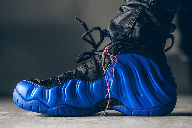 On Feet Look Nike Air Foamposite Pro 'Hyper Cobalt' 624041-403