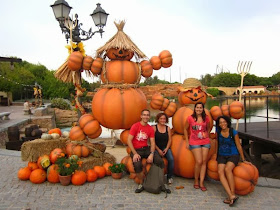 Helloween Pumpkins in Port Aventura