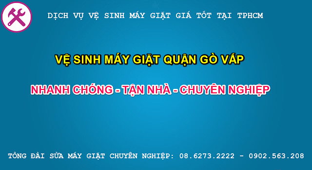 vệ sinh máy giặt quận gò vấp