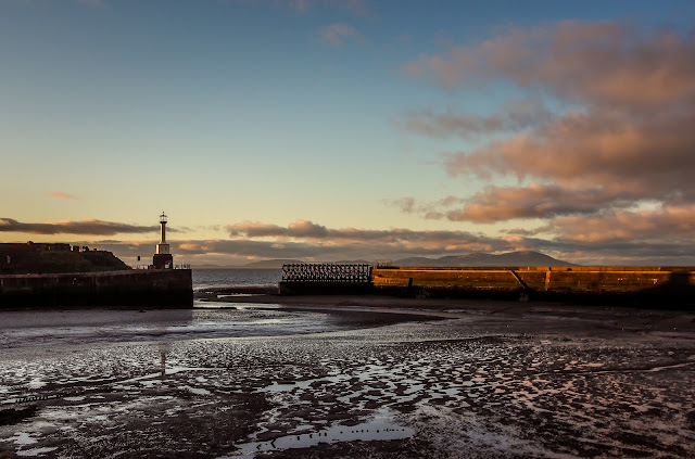 Photo of Maryport lighthouse sunset