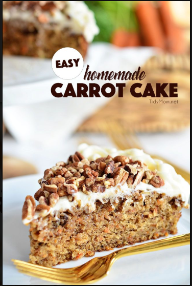 MOIST CARROT CAKE