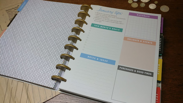 Simplicity Vintage Sewing Planner