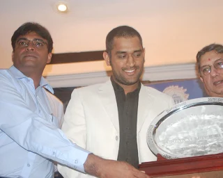 MCC felicitates Dhoni photos