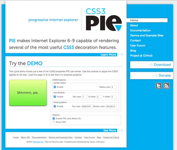 CSS3Pie