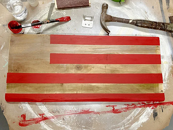 red American flag stripes