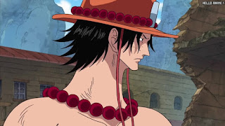 ワンピース アニメ バナロ島の決闘 325話 エース かっこいい Portgas D. Ace | ONE PIECE Episode 325 Duel on Banaro Island