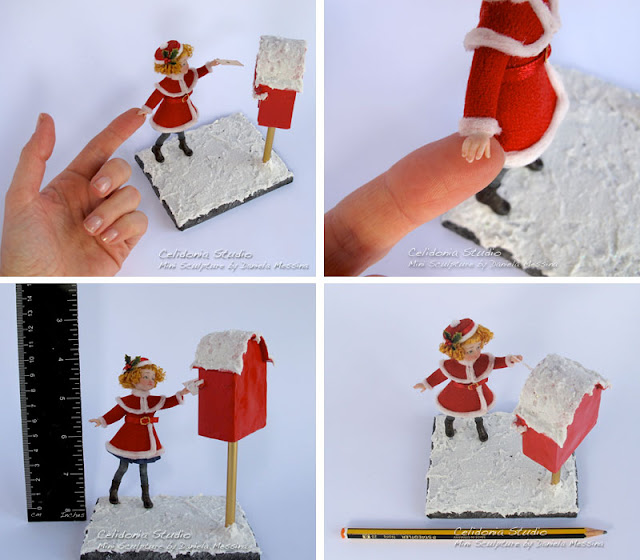 Caro Babbo Natale - Miniatura in Pasta Sintetica - By Celidonia - Daniela Messina