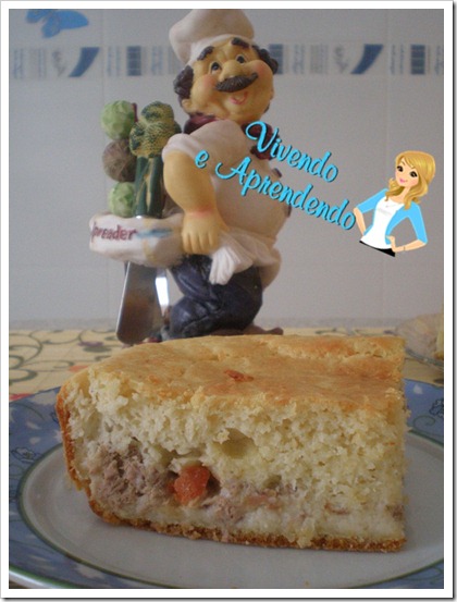 torta de atum com queijo minas