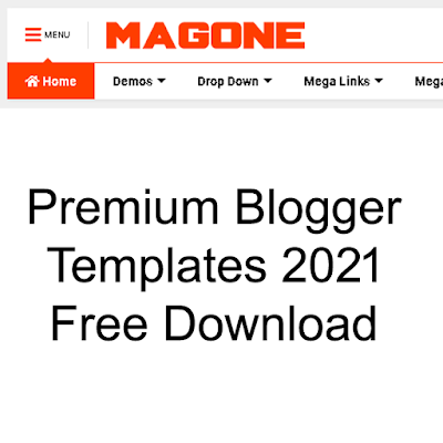 MagOne Premium Blogger Theme Free Download