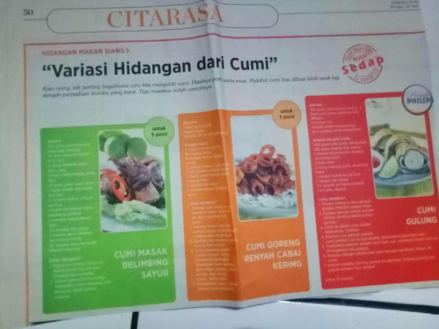 Variasi Hidangan dari Cumi