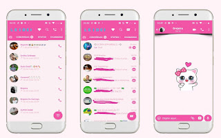 Cute Cat Theme For YOWhatsApp & Fouad WhatsApp By Leidiane