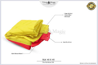 Jual alat sulap silk 45x45 - Uzop MagicShop