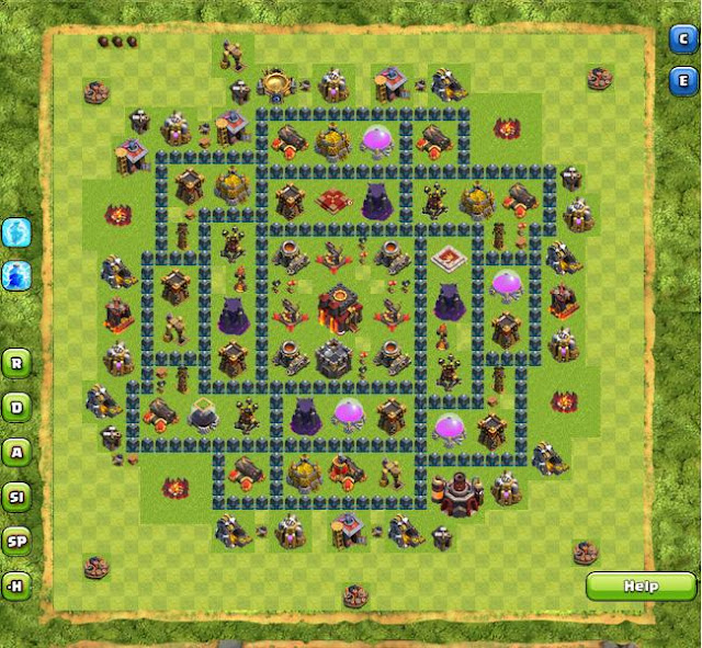 Base WAR Town Hall 6-10 Terbaik Di CLASH OF CLANS.