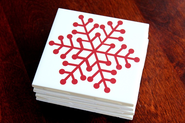 snowflake tiles