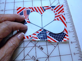 Patriotic duct tape long stem rose