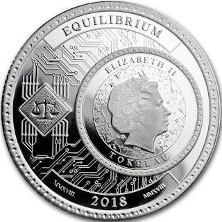 Tokelau 1 oz silver Equilibrium 2018 (Prooflike)