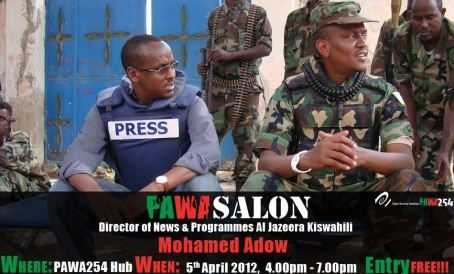 Free Entry: PAWA Salon/ Masterclass with News Director Mohammed Adow (Kenya)