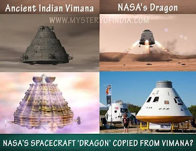 NASA reentry craft looks the very same as an Ancient Vimana design.