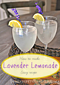 Lavender infused lemonade recipe by Serendipity Refined