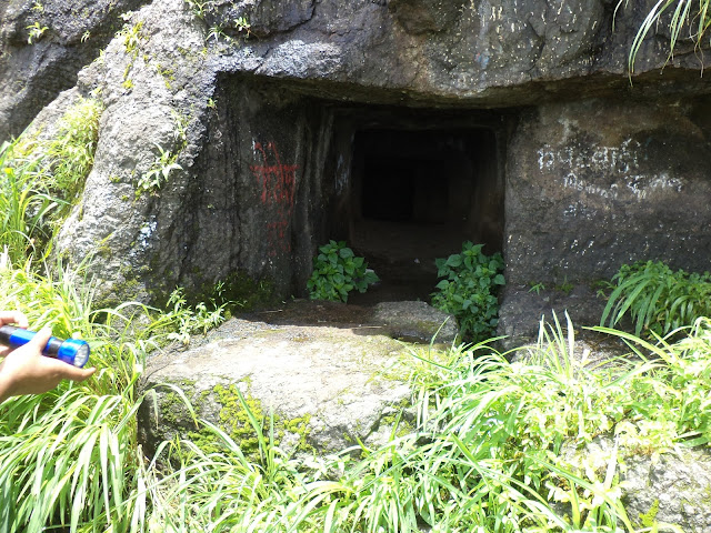 Marathi Travel Blog Cave at Sarasgad Fort