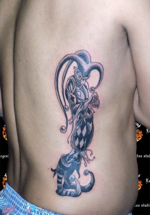 wicked jester tattoos. Tattoo joker design pictures