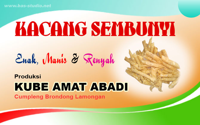 Desain Label Kemasan Makanan Ringan - Bas-studio.Net