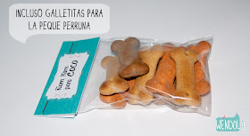 foto caja personalizada - galletitas perro