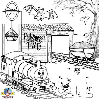 Halloween Coloring Pages Thomas The Train 9