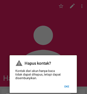 Cara Menghapus Kontak Yang Tidak Bisa Dihapus, Hanya Bisa Dibaca