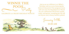 Winnie the Pooh Party - Franklin Library - Jan 14 - 10:30 AM