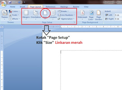 cara mengatur ukuran kertas pada microsoft word 