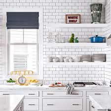 white kitchen floor tiles