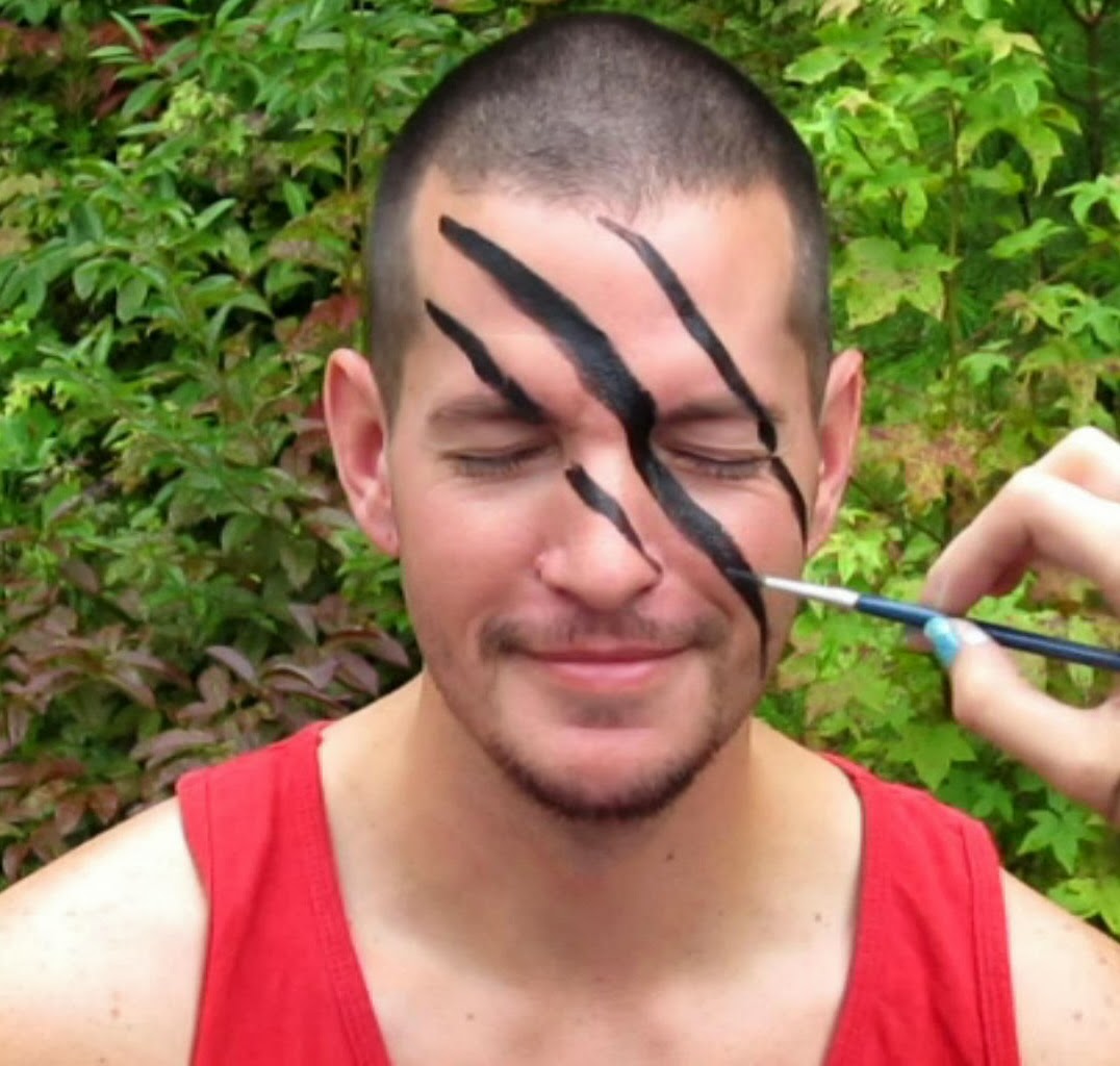 EasyMeWorld Halloween Werewolf Slash Face Painting Tutorial