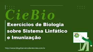 Exercícios de Biologia sobre Sistema Linfático e Imunização