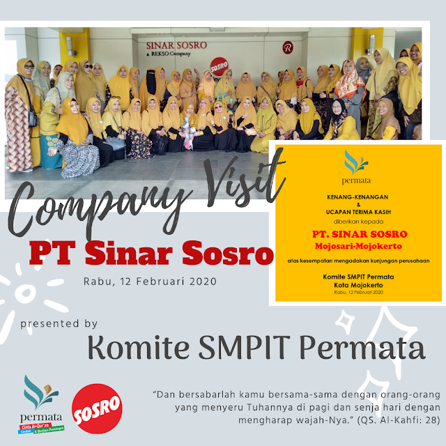 Company Visit (Comit) Komite SIT Permata ke PT Sinar Sosro