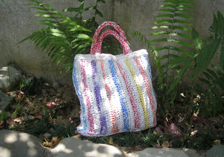 Sherbet stripes plastic bag, La Ceiba, Honduras