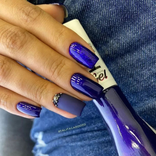 Inspiração Unhas Azul