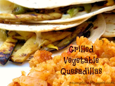 Grilled Vegetable Quesadillas