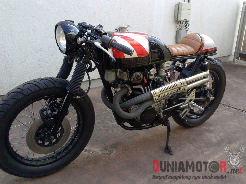 Download Kumpulan 87 Modifikasi Motor Matic Cafe Racer Terkeren