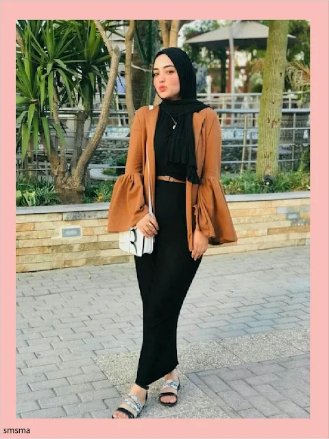 ملابس محجبات استايل  شيك وانيقة موضة 2020