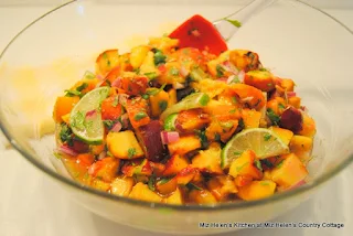 Texas Peach Salsa at Miz Helen's Country Cottage