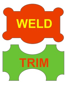Coreldraw - How to Use Weld and Trim Option in Hindi