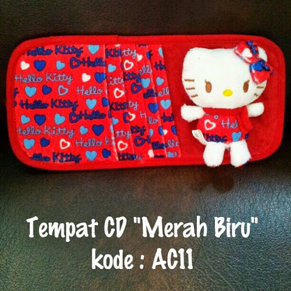 Tempat CD Hello Kitty Murah  Grosir Ecer Merah Biru