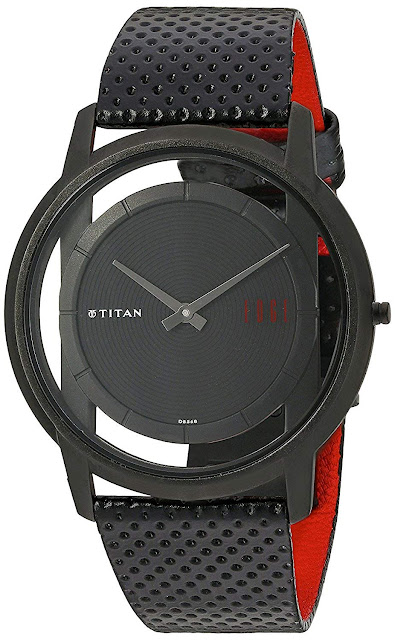 Titan Edge Analog Black Dial Men's Watch 