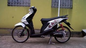 Modifikasi Motor Beat Pelek Tdr