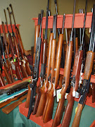 There was no shortage of vintage American guns. Crosmans and Benjamins were .